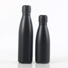 Water bottle 17oz/500ml cola shape fitness water bottle Vacuum Insulated Stainless Steel water bottle with lid